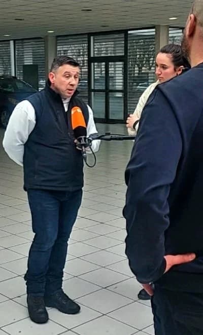 Interview média pendant les Jeux Olympiques de Paris 2024