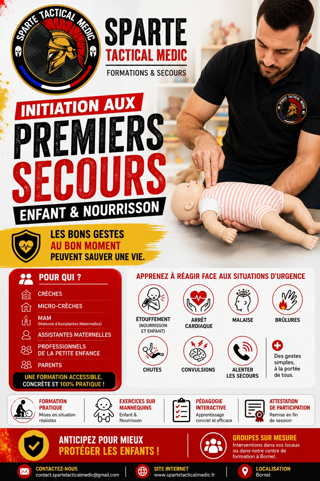 Initiation aux Premiers Secours Enfant et Nourrisson
